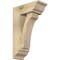 Ekena Millwork Legacy Traditional Rough Sawn Bracket w/ Offset Brace, Douglas Fir, 6"W x 14"D x 22"H BKT0604X14X22LEC01RDF - alternate 1